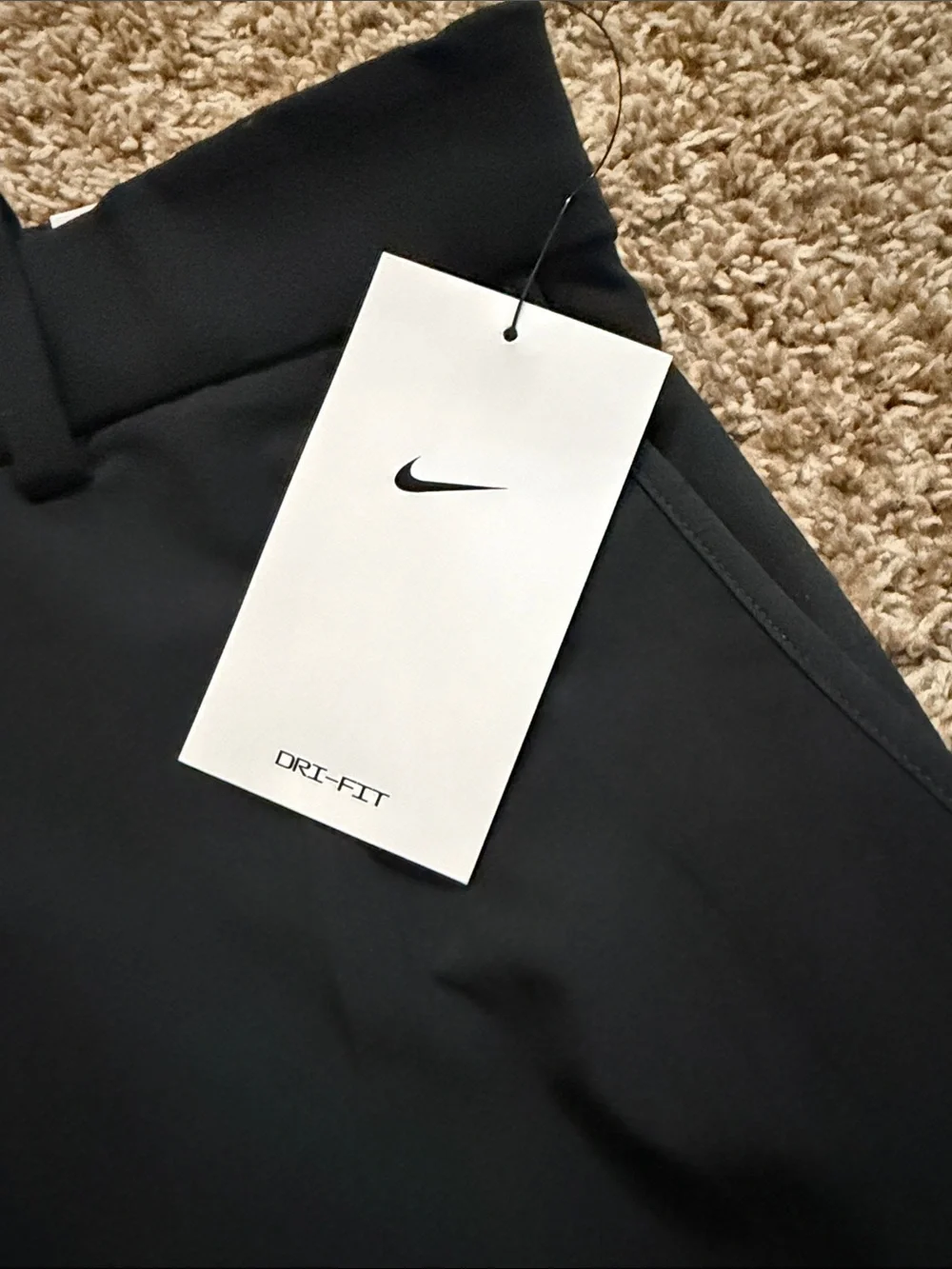 Nike Black Men's Golf Athletic Shorts